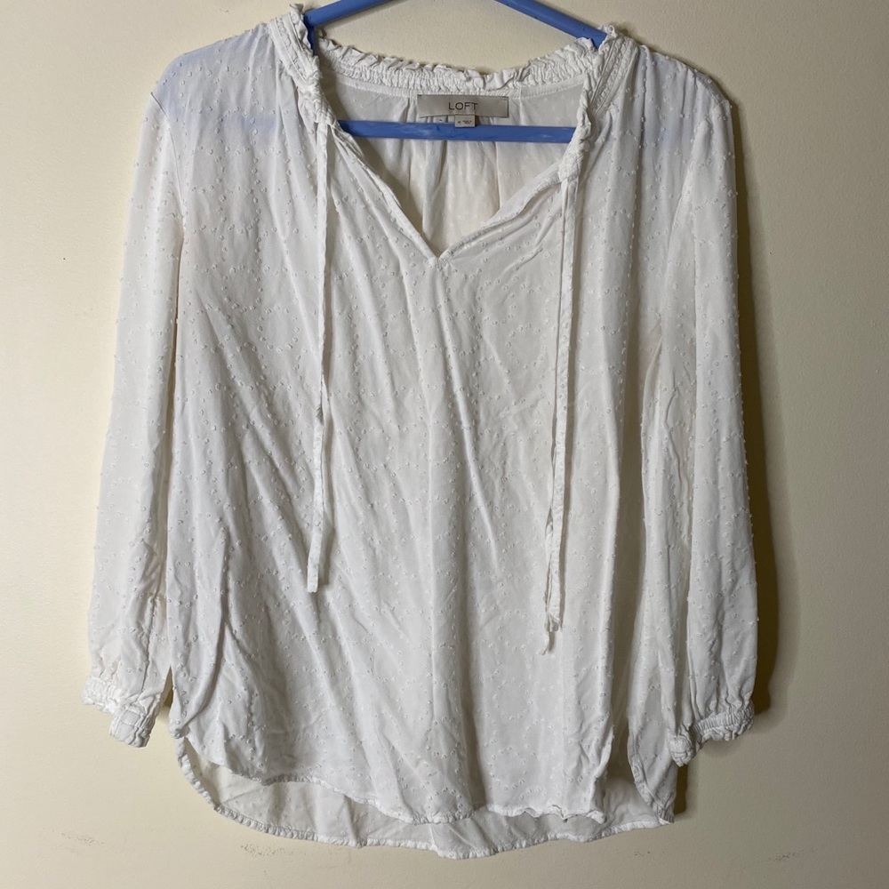 LOFT White Blouse